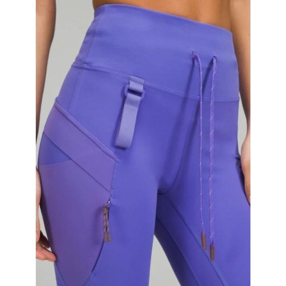 NWT lululemon Cargo SHR Hiking Tight 25" Indigo Purple